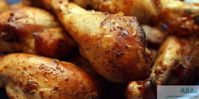 وصفة اوراك الدجاج بالثوم والكزبرة